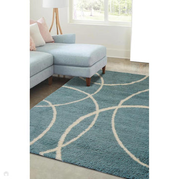 Snug Bubbles Blue Rug-Melrose-Rug Love - The Most Loved Rug Store